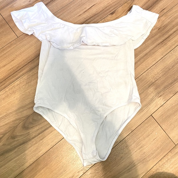 White off shoulder body suit - Picture 1 of 1